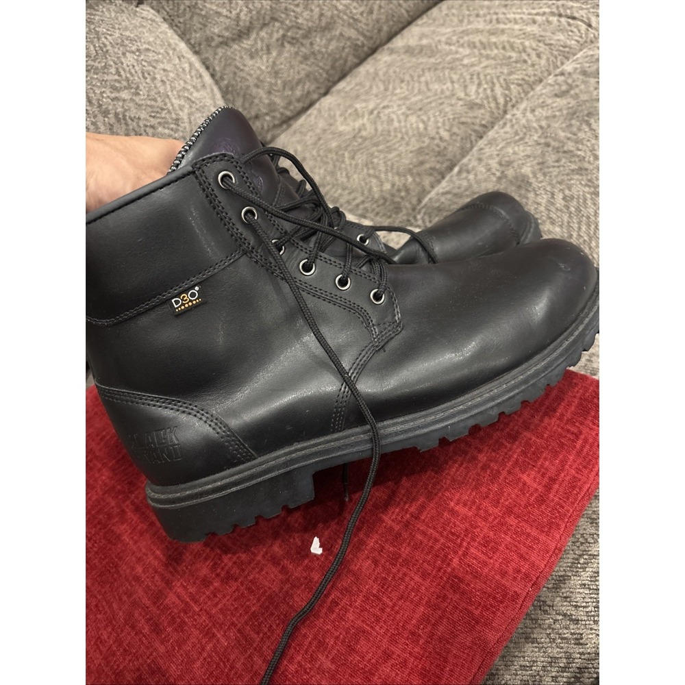 Black Brand D30 Motorcycle Boots Size 13